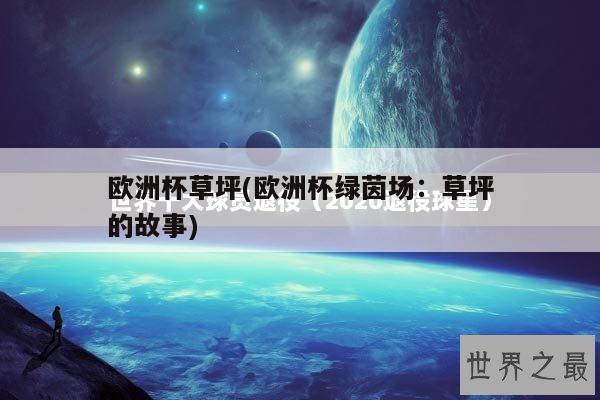 欧洲杯草坪(欧洲杯绿茵场：草坪的故事)