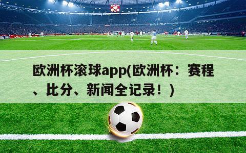 欧洲杯滚球app(欧洲杯：赛程、比分、新闻全记录！)